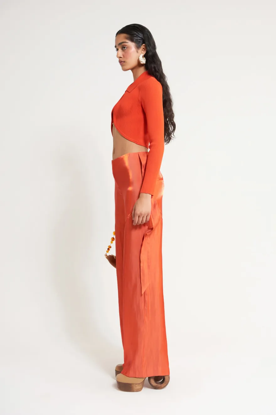 Discount Cult Gaia Viola Knit Top Rouge