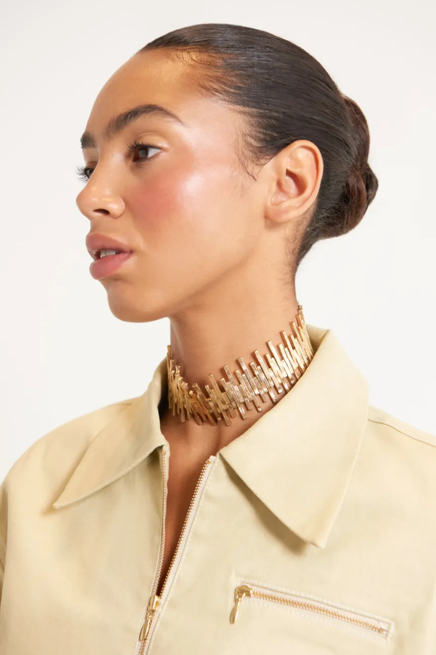 Clearance Cult Gaia Vita Choker Gold