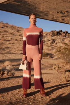 Clearance Cult Gaia Viv Knit Pant Jaipur Rouge