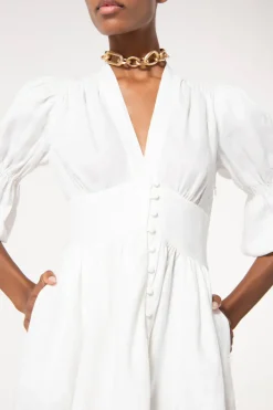 New Cult Gaia Willow Dress White
