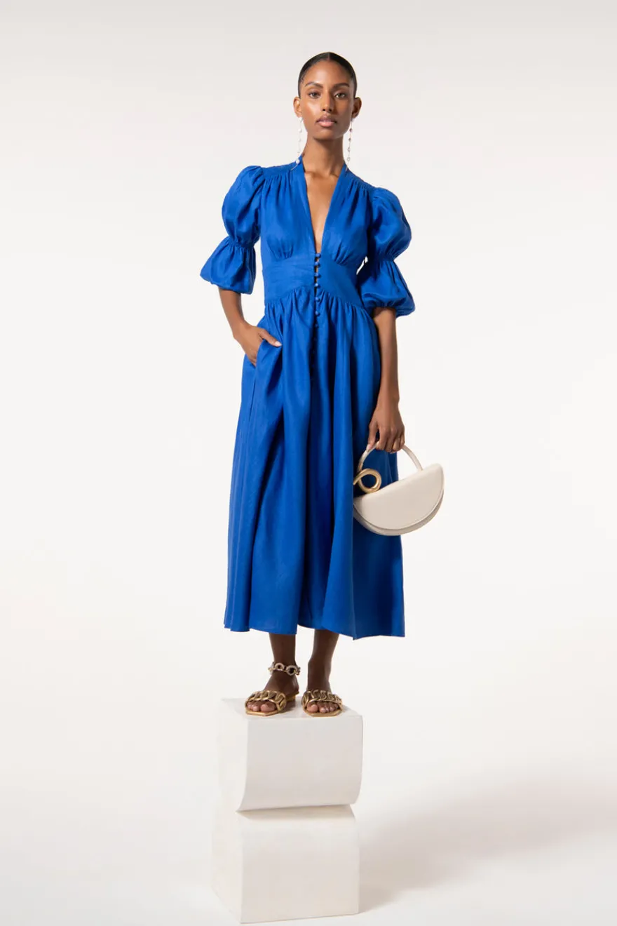 Cult Gaia Willow Dress Persian Blue