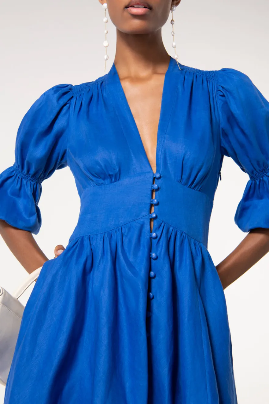Cult Gaia Willow Dress Persian Blue