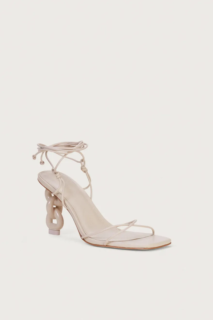 Cult Gaia Zadie Sandal Off White