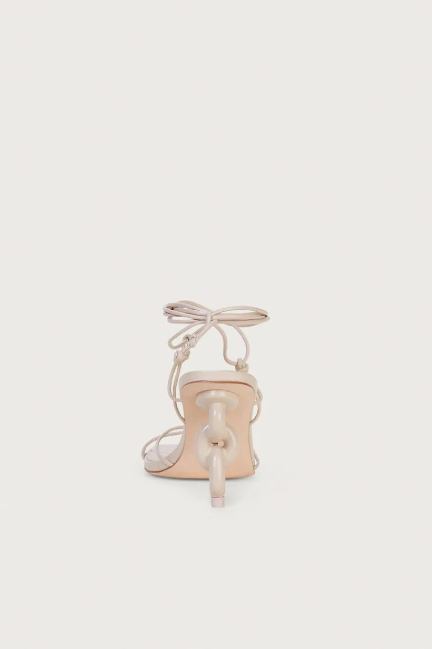 Cult Gaia Zadie Sandal Off White