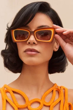 Hot Cult Gaia Zaza Sunglasses Cacao Multi