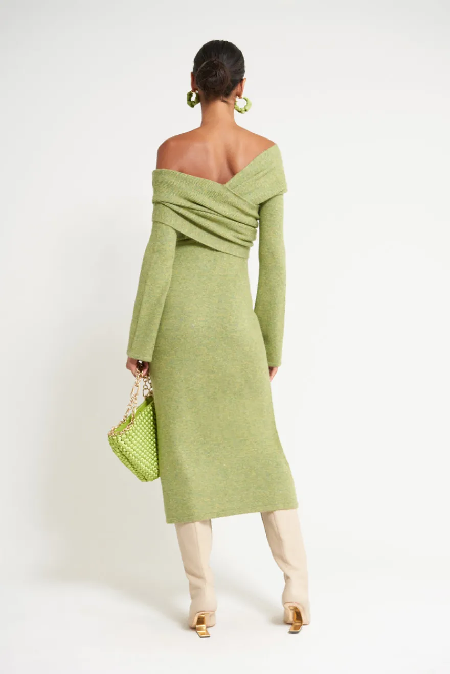 Hot Cult Gaia Zennie Knit Dress Pine