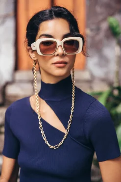 Outlet Cult Gaia Ziba Sunglass Strap Brushed Brass