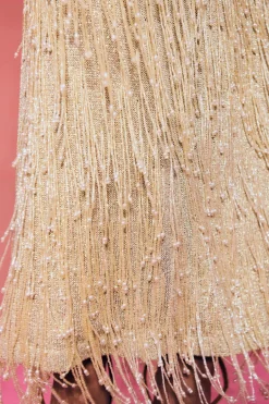 Discount Cult Gaia Zion Knit Gown Light Gold